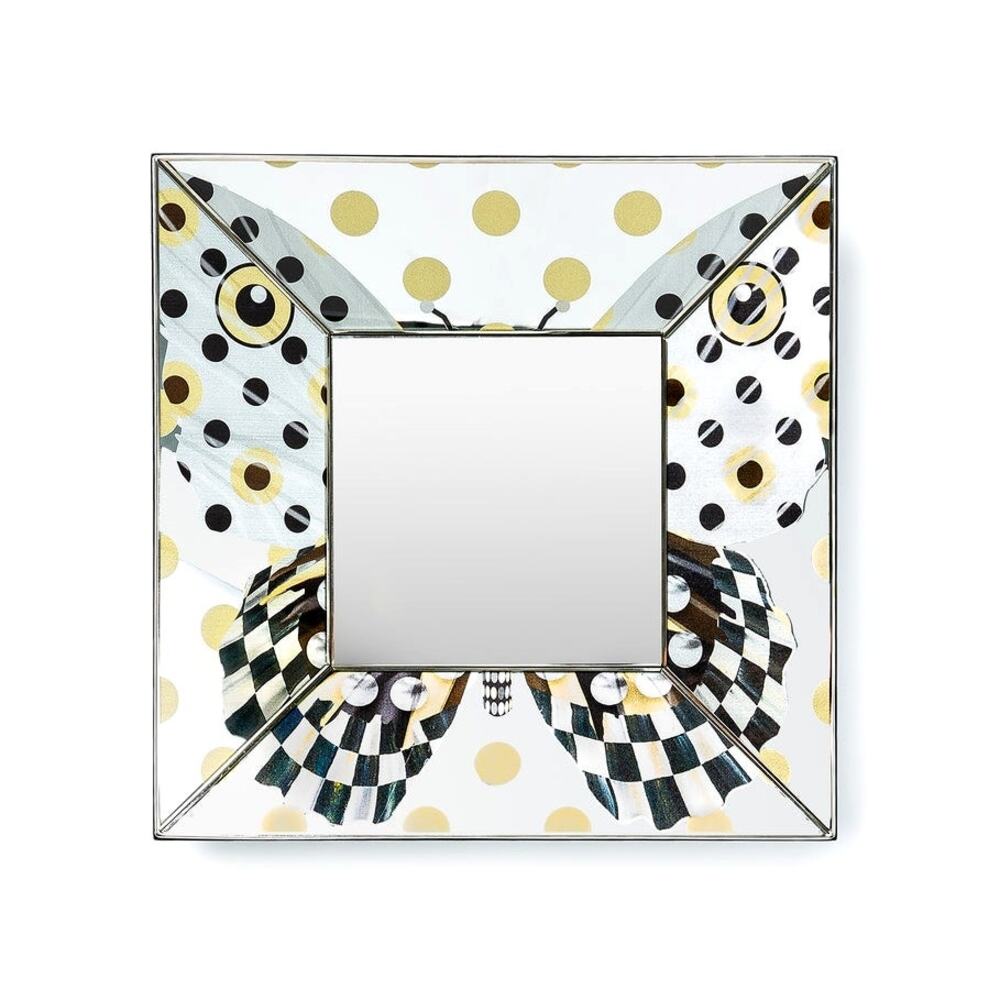 Mackenzie-Childs Spot On Square Wall Mirror New in Box